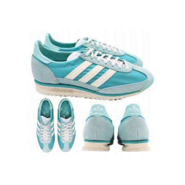 Pantofi Sportivi Dama -  Originals - Sl 72 Og - Respirabili Si Confortabili - Amortizare - De Inalta Calitate - Durabili - Pentru Diverse - Alb cu albastru