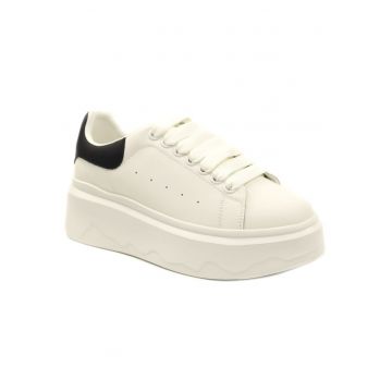 Sneakers dama piele naturala 1O3F612A 47 N - Alb