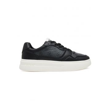 Tenisi barbati -  adidasi barbati - piele naturala - negru -