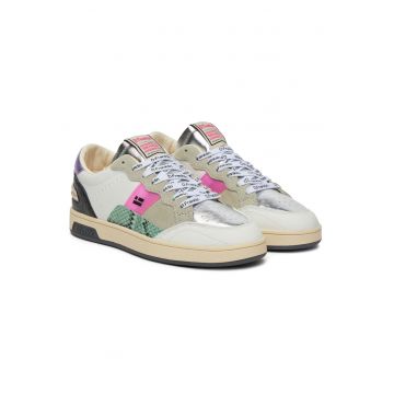 Tenisi dama -  piele ecologica - multicolor -