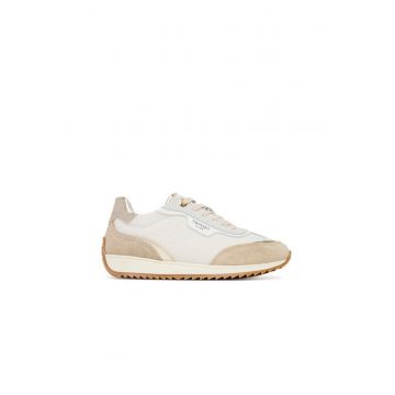 Adidasi sport  252TCP028 - piele naturala - crem/bej