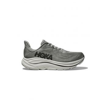 Pantofi Clifton 10 cu logo pentru alergare - Negru/Gri