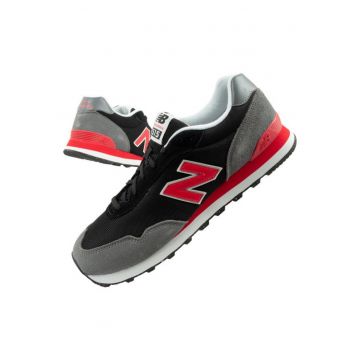 Pantofi sport  515 pentru barbati - la moda - confortabili - negri - rosii - Negru