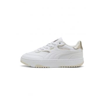 Pantofi sport Cali Sylva de piele si piele ecologica cu accente metalizate