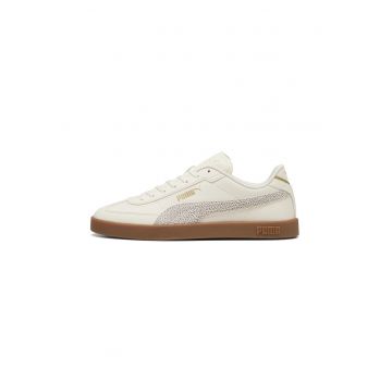 Pantofi sport Club II Era Topcat de piele ecologica - Alb fildes/Caramel/Roz prafuit