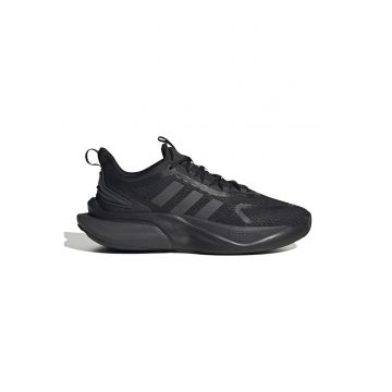 Pantofi sport cu insertii de plasa AlphaBounce+ - Negru