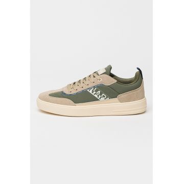 Pantofi sport cu logo Bark - Alb/Verde