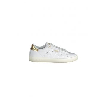 Pantofi sport dama -  40% Poliester - 30% Piele naturala - 30% Poliuretan - Alb - FFW0286-FILA-LUSSO - Alb