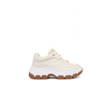 Pantofi sport dama -  sneakersy Cream - ecologici