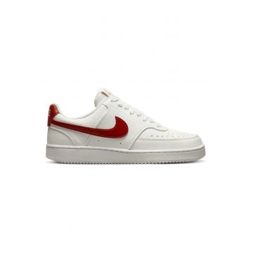 Pantofi sport dama  W COURT VISION LO NN - Piele ecologica - Alb -