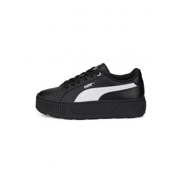 Pantofi sport flatform Karmen - Alb/Negru