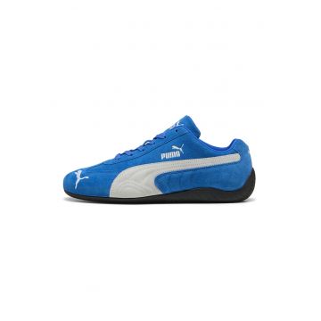Pantofi sport Speedcat OG unisex din piele intoarsa - Alb/Albastru royal