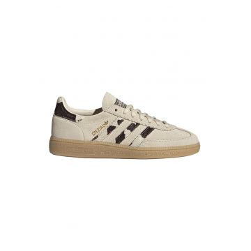 Pantofi sport Spezial low-cut din piele intoarsa - Maro inchis/Bej