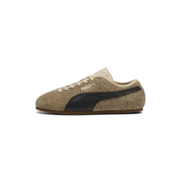 Pantofi sport Tackle Topcat cu model - de piele intoarsa - Negru/Maro camel