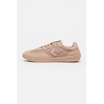 Pantofi sport unisex Run Star cu insertii de piele intoarsa - Roz prafuit