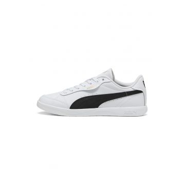 Pantofi sport Vikky Star de piele - Alb/Negru