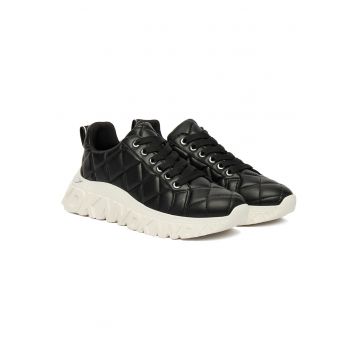 Tenisi dama  K4590226 - piele naturala - negru