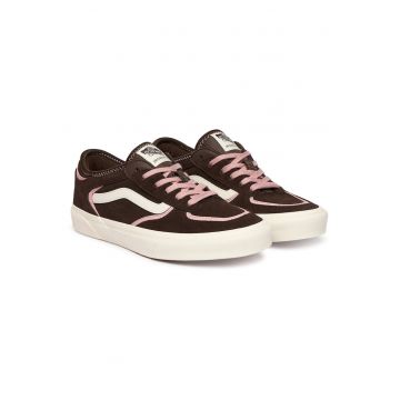 Tenisi dama -  piele intoarsa - confortabili - multicolor