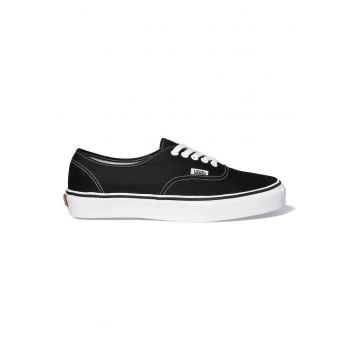 Tenisi unisex de panza cu cusaturi discrete Authentic - Negru