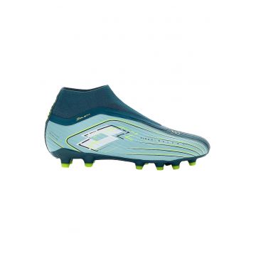 Ghete fotbal  Solista 300 VII Gravity FG - fara sireturi - albastru - material textil