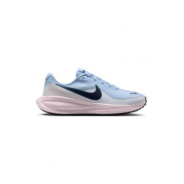 Pantofi Revolution 8 cu brant cu amortizare pentru alergare - Albastru pastel/Roz pastel