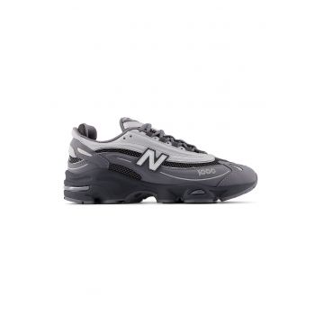Pantofi sport 1000 Startline cu garnituri din piele - Gri cenusiu