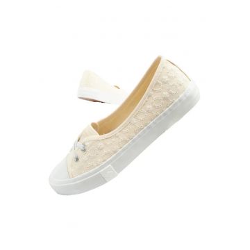 Pantofi sport  balerini - brodati - slip-on - confortabili si la moda [LCW-25-31-3445L - Galben