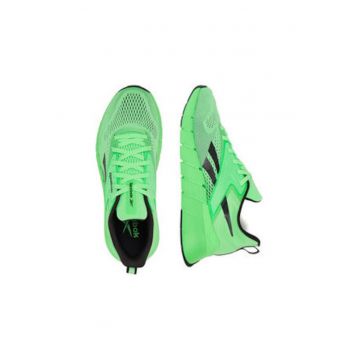 Pantofi sport barbati  EO-NANO GYM - verde - textil - sistem inchidere siret -