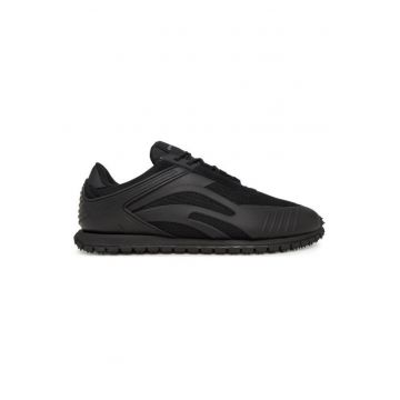 Pantofi sport barbati -  piele ecologica - negru