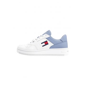 Pantofi sport cu segment perforat Retro - Alb/Albastru
