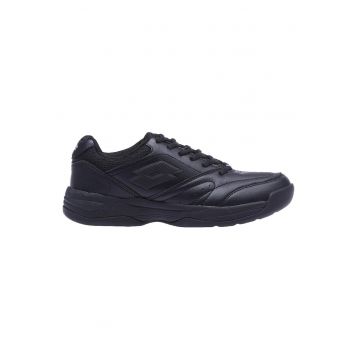 Pantofi sport dama  Court AMF XX W - negru - piele ecologica - design ergonomic - brant cu spuma cu memorie
