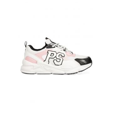 Pantofi sport dama  Lo-Top Sneakers - Poliester - Alb - Alb