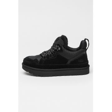 Pantofi sport de piele intoarsa Lowmel - Negru