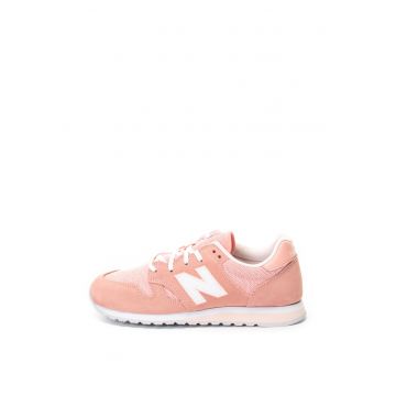 Pantofi sport de piele intoarsa si material textil 520