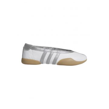 Pantofi sport din piele - pentru balet Taekwondo - Alb/Argintiu