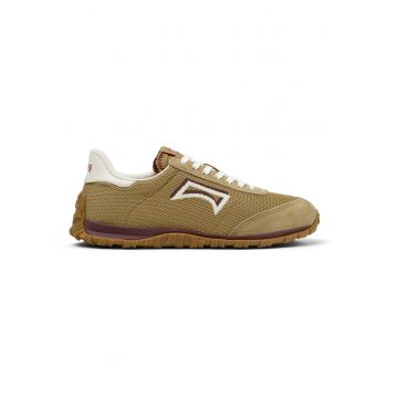 Pantofi sport Drift Walk cu garnituri din piele intoarsa - Maro