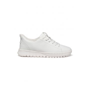 Pantofi sport low-cut de piele - Alb