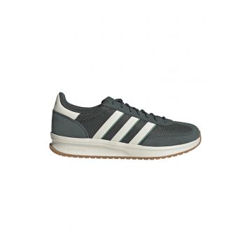 Pantofi sport Run 70s 2.0 cu garnituri din piele intoarsa - Verde smarald/Alb murdar