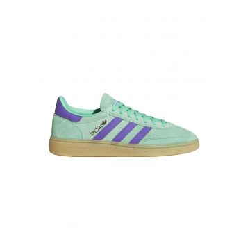 Pantofi sport Spezial low-cut din piele intoarsa - Violet/Verde menta