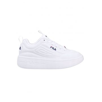 Pantofi sport  Superbubble Wmn de dama - originali - albi - moderni si ultra-confortabili - ideali pentru stilul casual urban si activitatile zilnice - model FFW0536.10004 - marimea 37 - colectia noua - design emblematic Fila