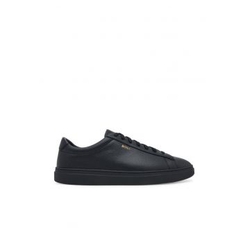 Tenisi barbati  model 007 Kieran - piele naturala - negru - 50548716