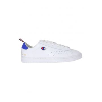 Tenisi  COURT CLUB PATCH - Piele - Alb - Alb