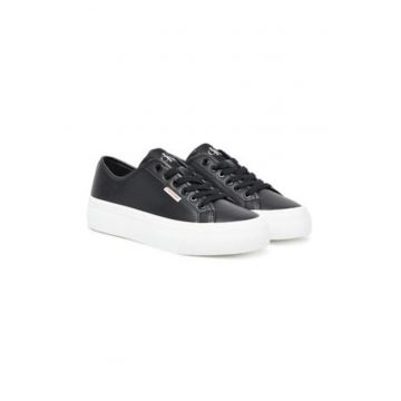 Tenisi de dama -  305191960 - piele naturala - negru - Negru