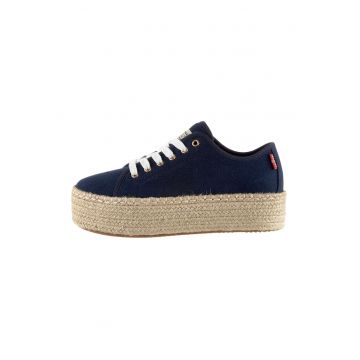 Tenisi flatform de panza - Bleumarin