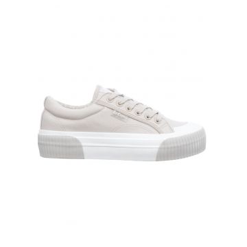 Tenisi flatform din panza