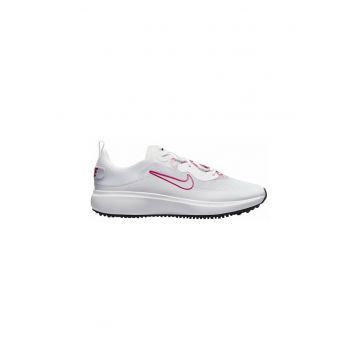 Adidasi sport pentru dama -  Plasa - Alb/Roz -