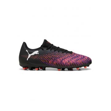 Ghete fotbal  Future 8 Play MG - talpa TPU - tehnologie GripControl - material plasa - Negru/Violet