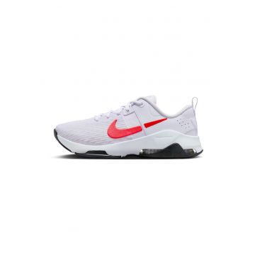 Pantofi cu insertii din plasa - pentru antrenament Zoom Bella 6 - Alb optic/Rosu vermillion