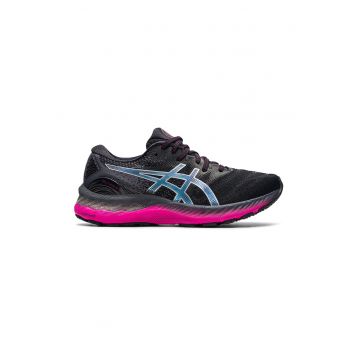 Pantofi din material textil pentru alergare Gel-Nimbus 23 - Negru/Gri/Roz