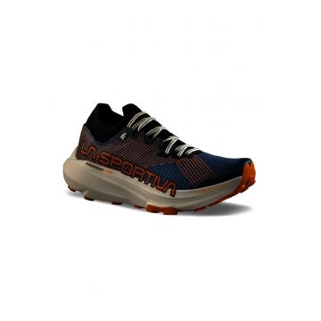 Pantofi slip-on Prodigio Pro pentru alergare - Albastru inchis/Portocaliu mandarina/Bej inchis